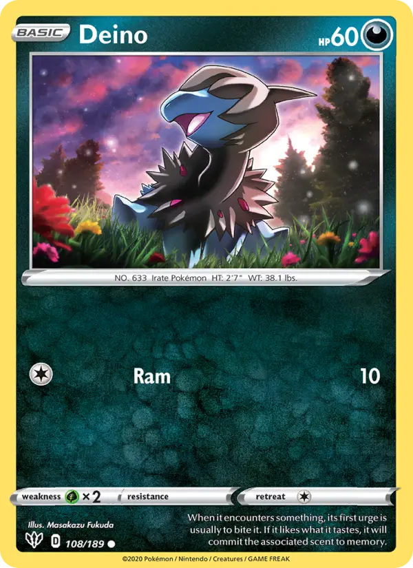 Deino 108 — Darkness Ablaze 108, Normal finish