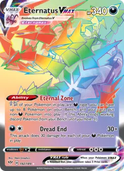 Eternatus VMAX 192 — Darkness Ablaze