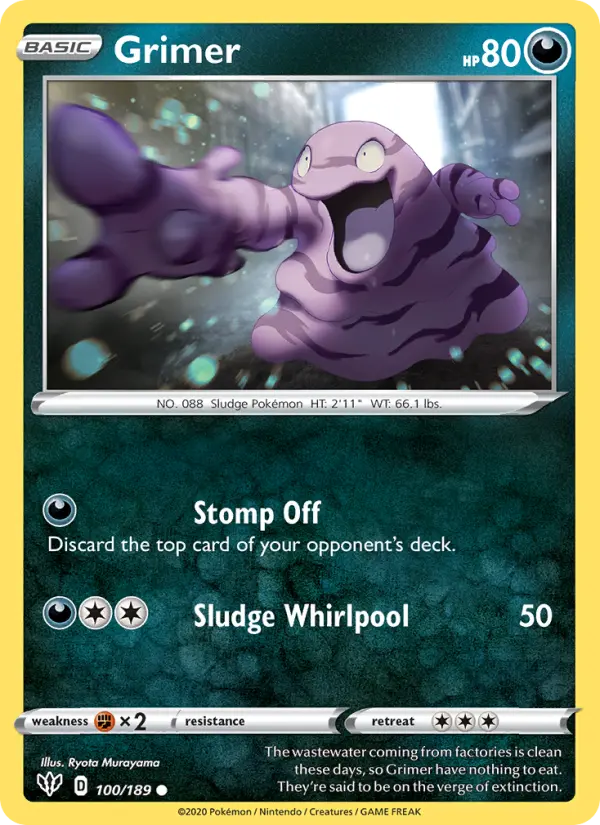 Grimer 100 — Darkness Ablaze 100, Normal finish