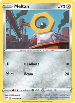 Meltan — Darkness Ablaze 129