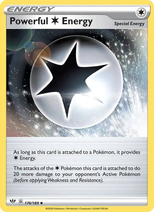 Powerful Colorless Energy 176 — Darkness Ablaze 176, Normal finish