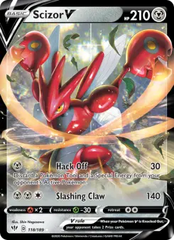 Scizor V 118 — Darkness Ablaze