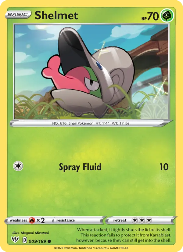 Shelmet 9 card from Darkness Ablaze
