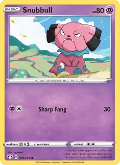 Snubbull — Darkness Ablaze 70