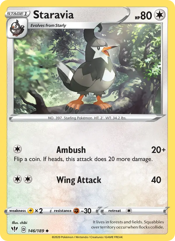 Staravia 146 — Darkness Ablaze 146, Normal finish