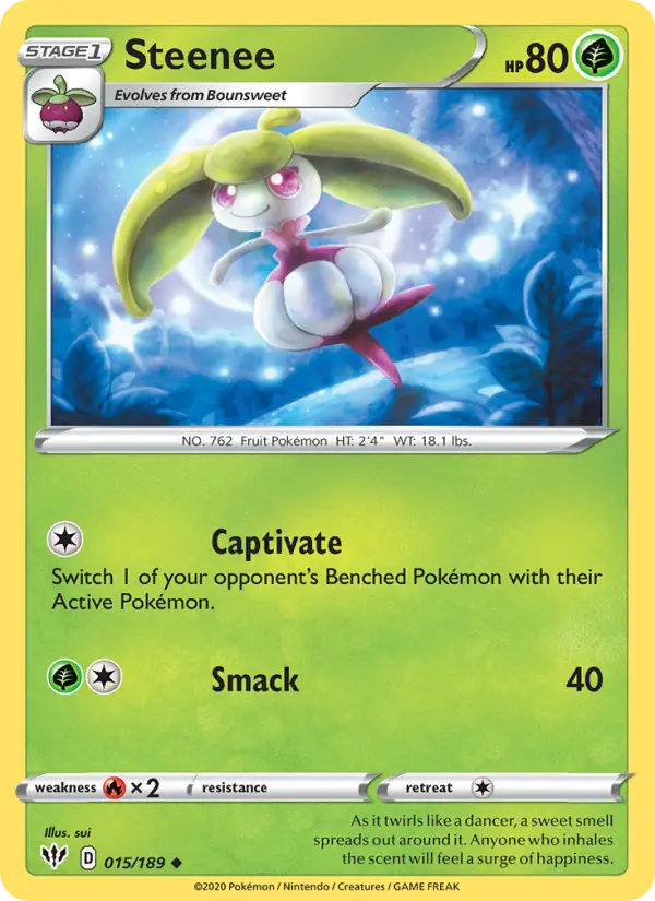Steenee 15 card from Darkness Ablaze