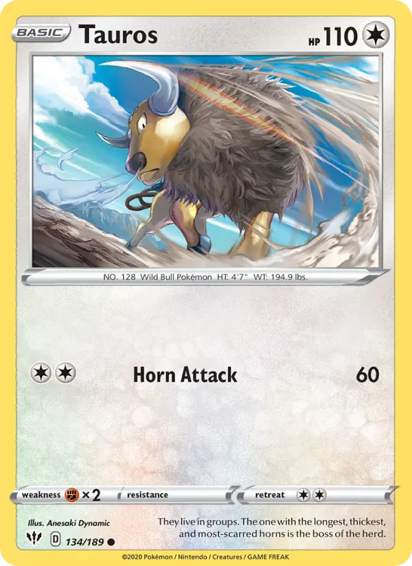 Tauros 134 — Darkness Ablaze 134, Normal finish