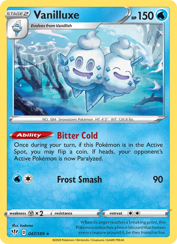 Vanilluxe 47 — Darkness Ablaze 47, Normal finish