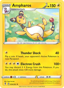 Ampharos — Evolving Skies #56