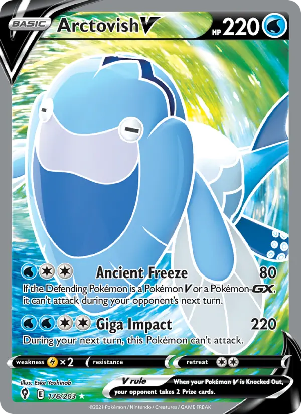 Arctovish V 176 card from Evolving Skies