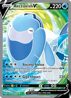 Arctovish V 176 — shown as an example of the Reverse Holofoil finish