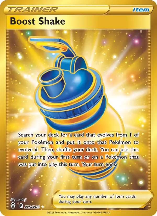 Boost Shake 229 — Evolving Skies 229, Holofoil finish