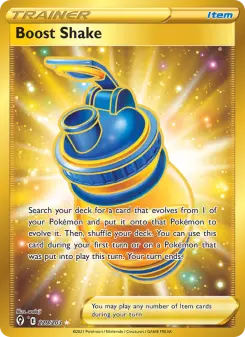 Boost Shake 229 — shown as an example of the Reverse Holofoil finish