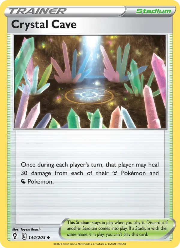 Crystal Cave 144 — Evolving Skies 144, Normal finish