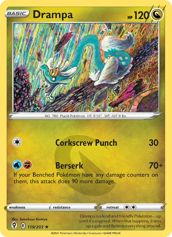 Drampa 119 — Evolving Skies 119, Normal finish