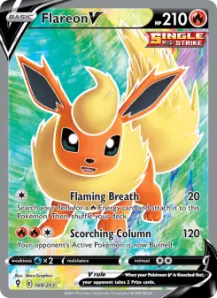 Flareon V 169 — Evolving Skies