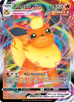 Flareon VMAX 18 — Evolving Skies