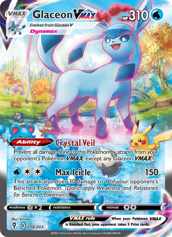 Glaceon VMAX 209 — the most expensive kirisAki card