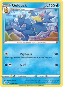 Golduck — Evolving Skies #25
