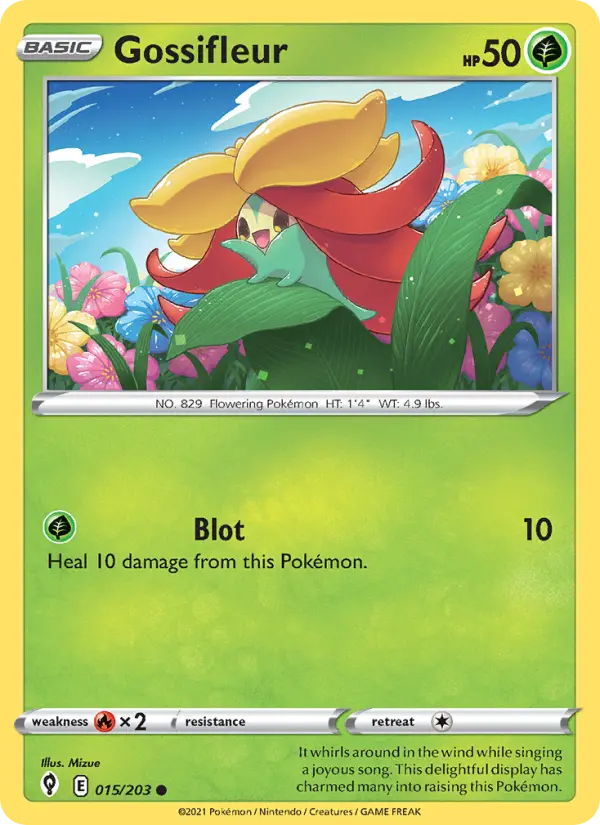 Gossifleur 15 card from Evolving Skies