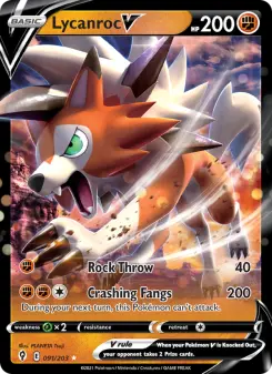 Lycanroc V — Evolving Skies #91