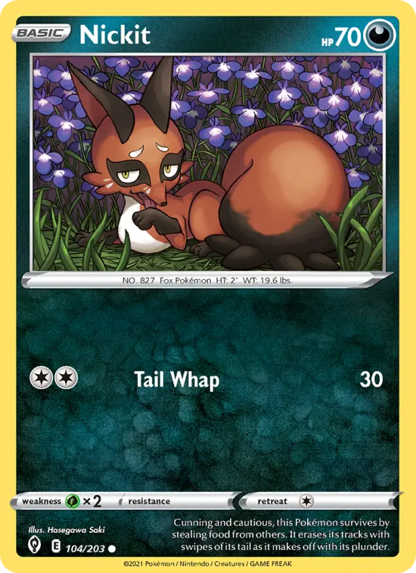 Nickit 104 card from Evolving Skies