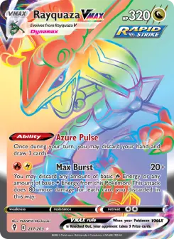 Rayquaza VMAX 217 — Evolving Skies
