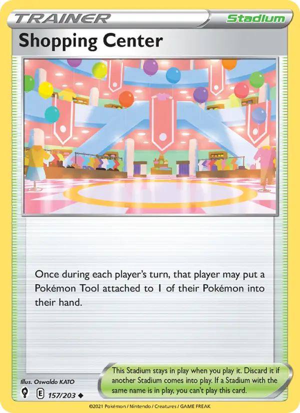 Shopping Center 157 card from Evolving Skies