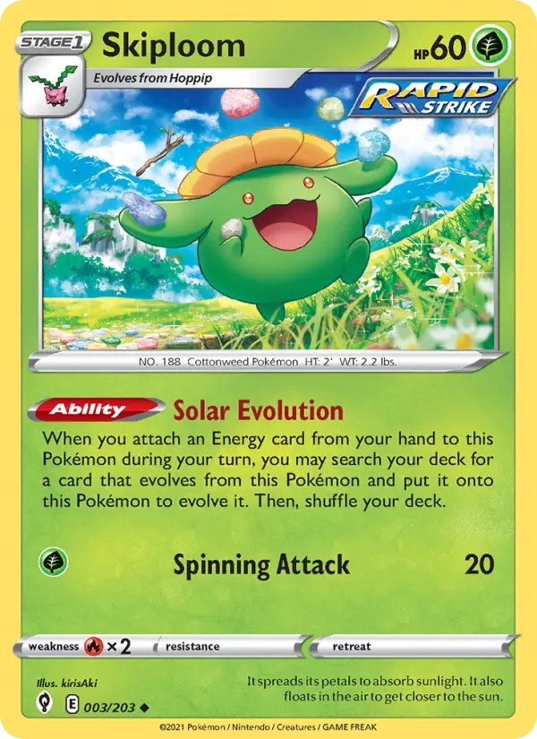 Skiploom 3 — Evolving Skies 3, Normal finish