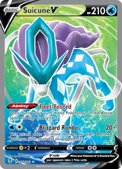 Suicune V — Evolving Skies #173