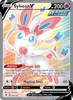 Sylveon V 183 — Evolving Skies