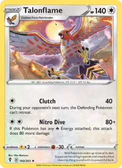 Talonflame — Evolving Skies 140