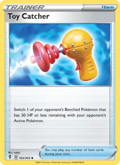 Toy Catcher 163 — shown as an example of the Reverse Holofoil finish