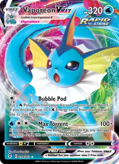 Vaporeon VMAX 30 — Evolving Skies