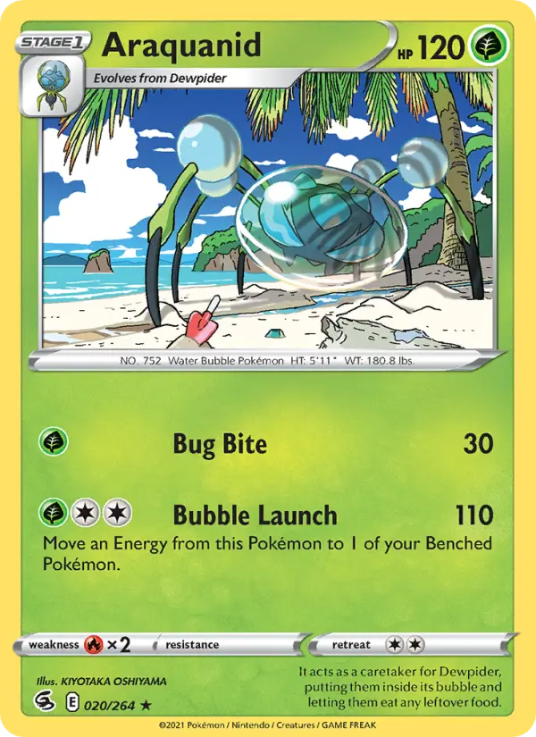 Araquanid 20 — Fusion Strike 20, Normal finish