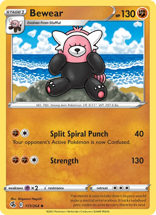 Bewear 151 — Fusion Strike 151, Normal finish