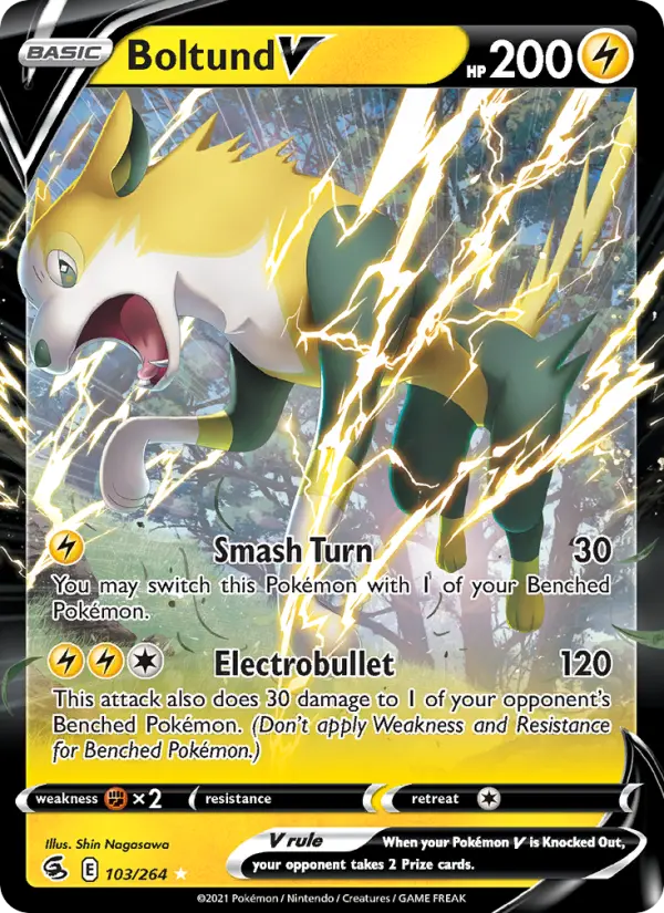 Boltund V 103 card from Fusion Strike