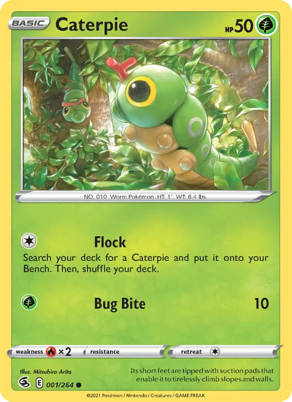 Caterpie 1 card from Fusion Strike