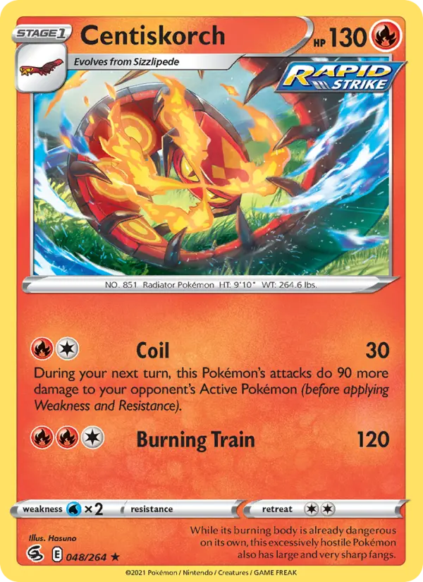 Centiskorch 48 — Fusion Strike 48, Normal finish