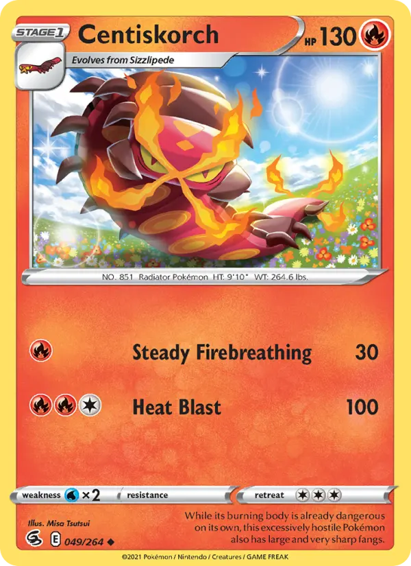 Centiskorch 49 — Fusion Strike 49, Normal finish