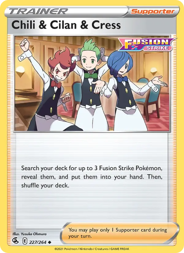 Chili & Cilan & Cress 227 — Fusion Strike 227, Normal finish