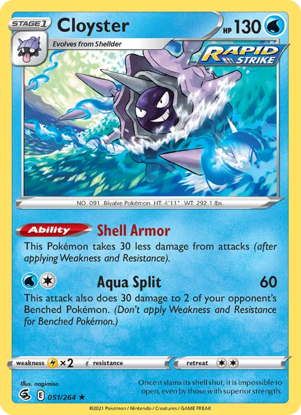 Cloyster 51 — Fusion Strike 51, Normal finish
