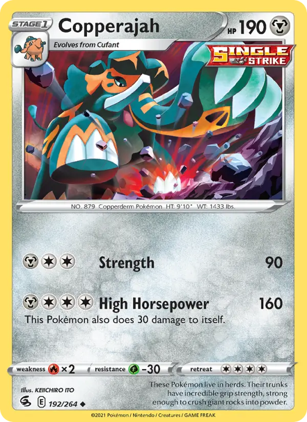 Copperajah 192 — Fusion Strike 192, Normal finish