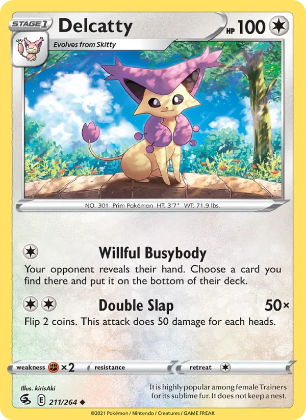 Delcatty 211 card from Fusion Strike