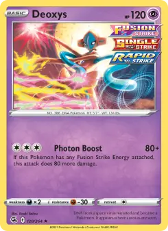 Deoxys — Fusion Strike #120