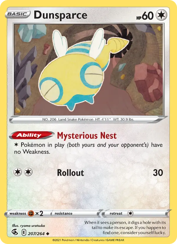 Dunsparce 207 — Fusion Strike 207, Normal finish
