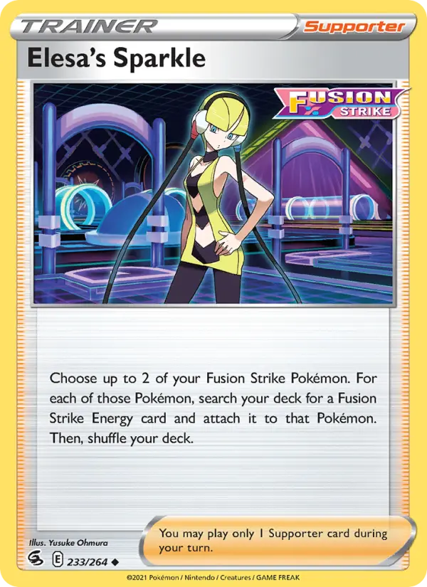Elesa's Sparkle 233 — Fusion Strike 233, Normal finish