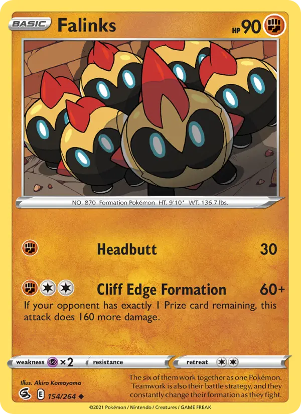Falinks 154 card from Fusion Strike