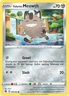 Galarian Meowth — Fusion Strike 180