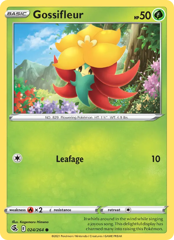 Gossifleur 24 card from Fusion Strike